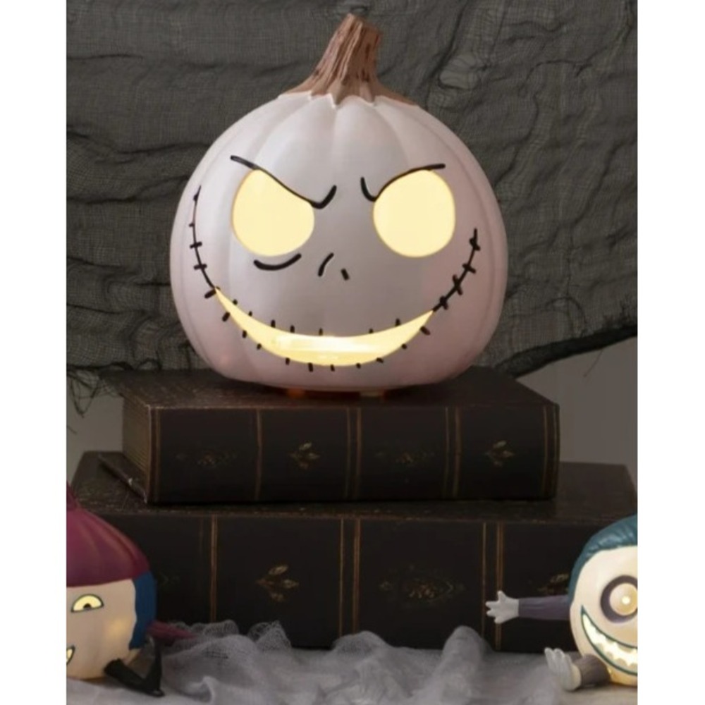The Nightmare Before Christmas 6in Jack Skellington‎ Light-Up Halloween Pumpkin